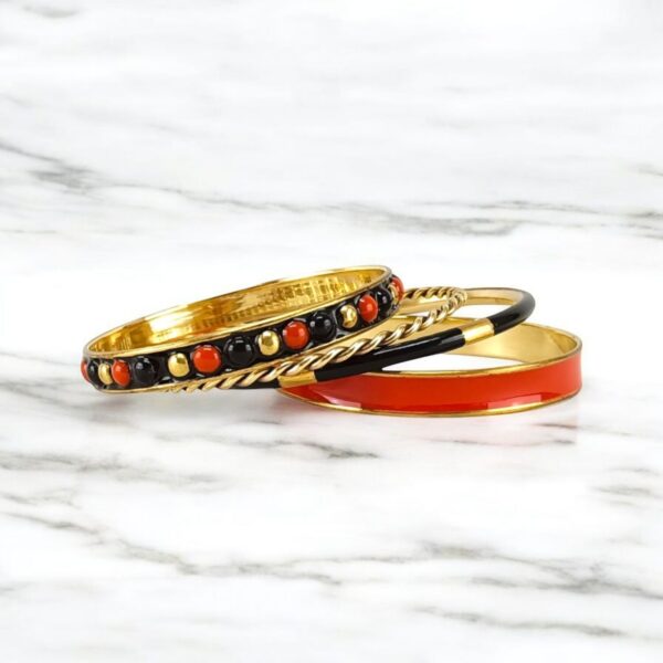 Blazing Minimal Bangles Set - Image 4