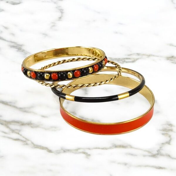 Blazing Minimal Bangles Set - Image 2