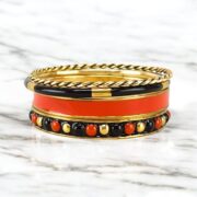 Blazing Minimal Bangles Set
