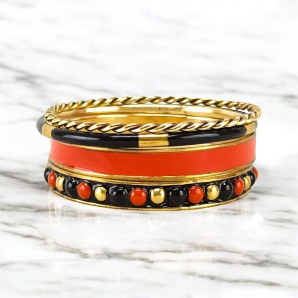 Blazing Minimal Bangles Set - Image 1