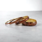 Copper Python Bangles Set - Exotic Elegance for Any Occasion - Image 4