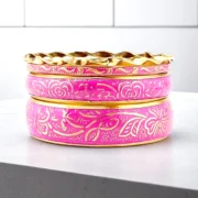 Handmade Blooming Paper Flower Bangles Set - Unique Floral Jewelry Collection