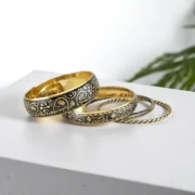 Bloom in Dark Bangles Set - Image 4