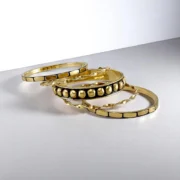 Golden Memoir Bangles Set - Image 4